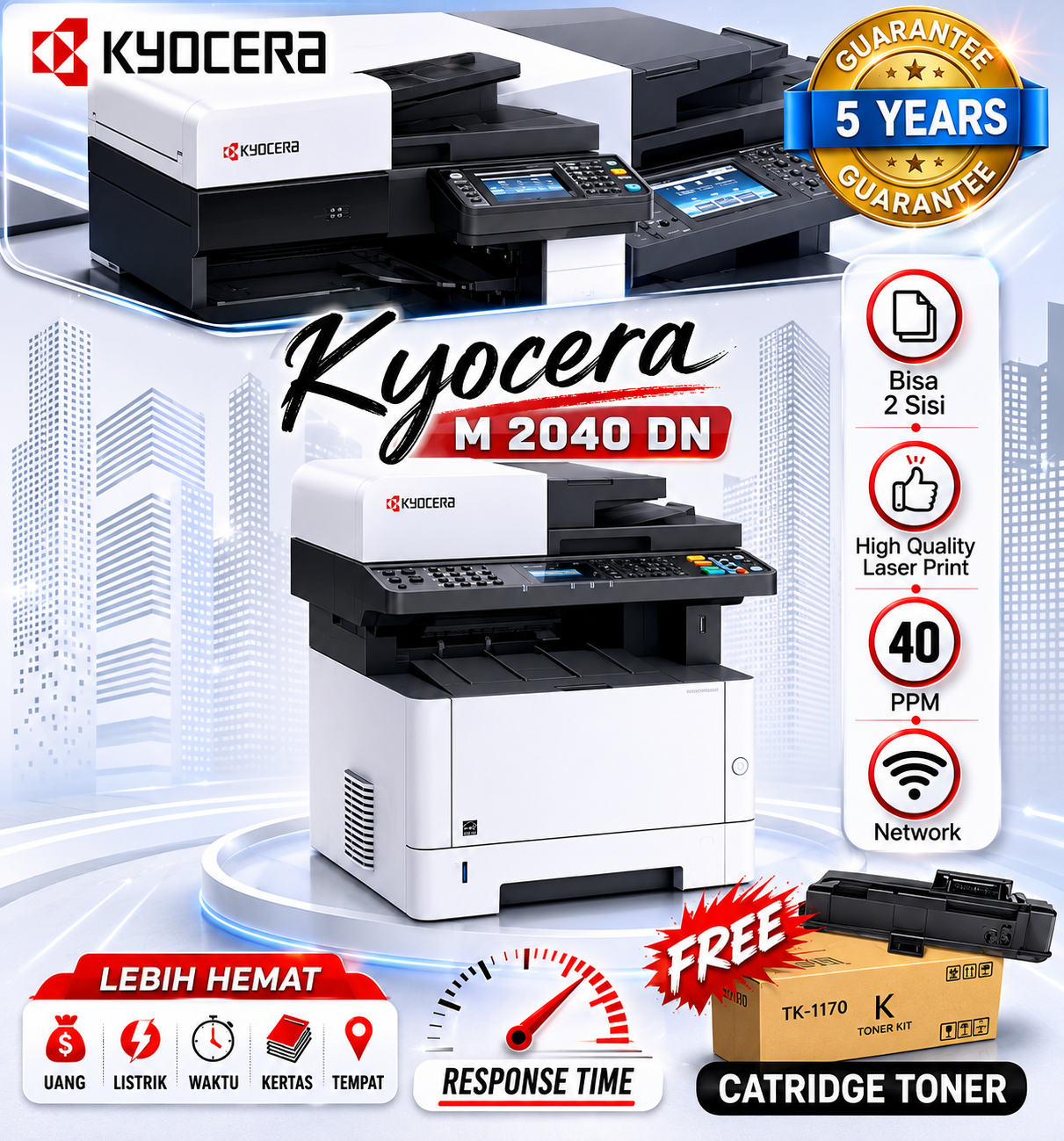 Mesin Kyocera fs - 1135mfp